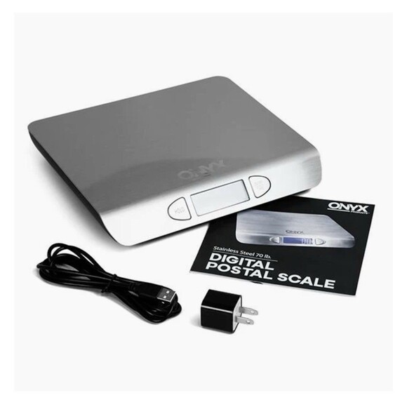 Onyx Products 70 lb Digital Postal Scale Compatible stamps.com Software 20z NEW - Picture 1 of 4
